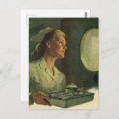 ヴィンテージ医学、医療ツールナース ポストカード (正面/裏面)