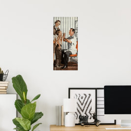 ヴィンテージ医学、小児科医と患者 ポスター