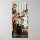 ヴィンテージ医学、小児科医と患者 ポスター (正面)