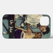 ヴィンテージ医学、少女患者を診る医師 Case-Mate iPhoneケース (裏面 (横))