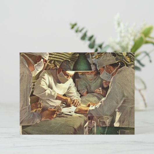 ヴィンテージ医学、ERで手術を行う医師 (スタンド正面)