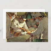 ヴィンテージ医学、ERで手術を行う医師 (正面/裏面)