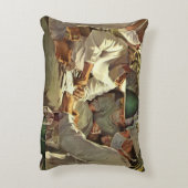 ヴィンテージ医学、ERで手術を行う医師 アクセントクッション (裏面(縦))