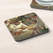 ヴィンテージ医学、ERで手術を行う医師 コースター (左側)