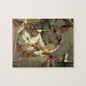 ヴィンテージ医学、ERで手術を行う医師 ジグソーパズル (横)