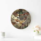 ヴィンテージ医学、ERで手術を行う医師 ラージ壁時計 (ホーム)