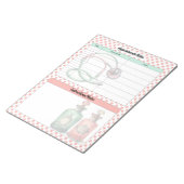 ヴィンテージ医療アポイントメントに関する注意事項 ノートパッド (アングル)