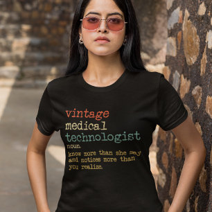 ヴィンテージ医療技術者研究所科学者 Tシャツ