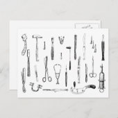 ヴィンテージ医療楽器はがき ポストカード (正面/裏面)