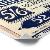 ヴィンテージ医療用カックリーハーネス磁気コルセット ポスター (角)