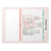 ヴィンテージ医療薬トラッカー ノートパッド (正面)