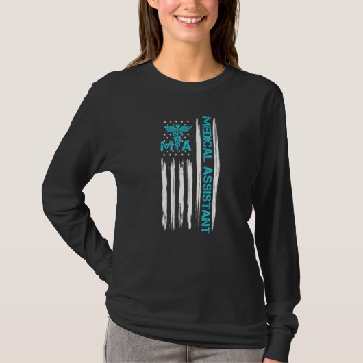 ヴィンテージ医療補助服 Tシャツ (正面)