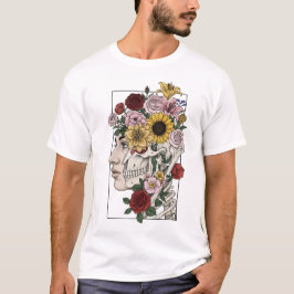 ヴィンテージ医療解剖学スカルフラワードクター Tシャツ