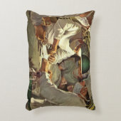 ヴィンテージ医療、ERでの手術を行う医師たち アクセントクッション (正面(垂直))