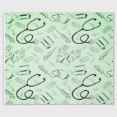 ヴィンテージ医 ラッピングペーパー (フラット)