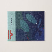 ヴィンテージ十二星座占星術 天秤座 スケール 星座 ジグソーパズル (横)