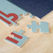 ヴィンテージ十二星座占星術 天秤座 スケール 星座 ジグソーパズル (側面)