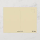 ヴィンテージ十字架とユリの谷イースター ポストカード (裏面)