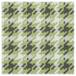 ヴィンテージ千鳥格子の緑化格子模様 ファブリック