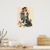 ヴィンテージ卒業おめでとうございます! ポスター (キッチン)