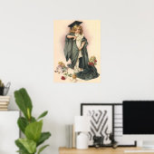 ヴィンテージ卒業おめでとうございます! ポスター (ホームオフィス)