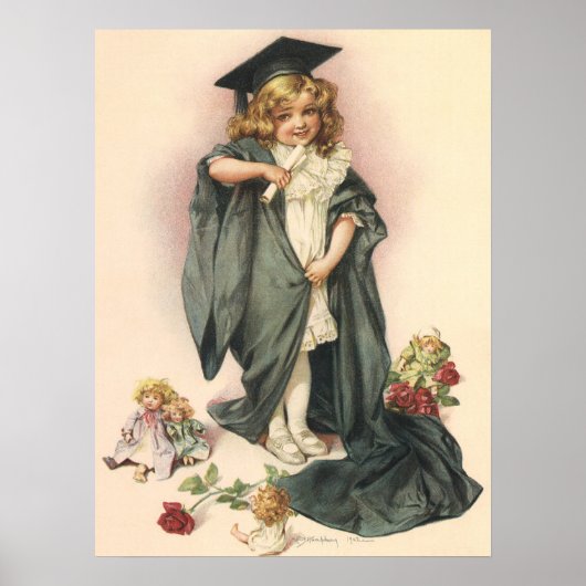 ヴィンテージ卒業おめでとうございます! ポスター (正面)