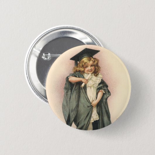 ヴィンテージ卒業おめでとうございます！ 缶バッジ (正面&裏面)