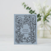 ヴィンテージ卒業フローラ保存日 ポストカード (スタンド正面)