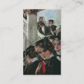 ヴィンテージ卒業式 コーリングカード (裏面)