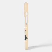 ヴィンテージ卒業式 女の子が帽子とローブを着用 Case-Mate iPhoneケース (裏面 / 左)