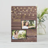 ヴィンテージ卒業招待状 招待状 (スタンド正面)