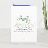 ヴィンテージ卒業祝い カード (裏面)