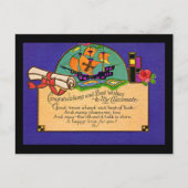 ヴィンテージ卒業級友 ポストカード (正面)