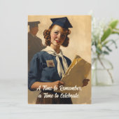 ヴィンテージ卒業、おめでとう 案内状 (スタンド正面)