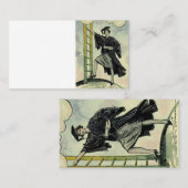 ヴィンテージ卒業、登山企業のはしご コーリングカード (正面/裏面)