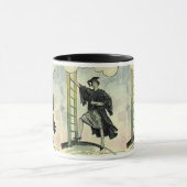 ヴィンテージ卒業、登山企業のはしご マグカップ (中央)