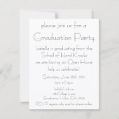 ヴィンテージ卒業、登山企業のはしご 招待状 (裏面)