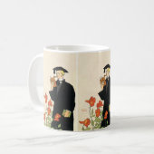 ヴィンテージ卒業、読卒業生の著書 コーヒーマグカップ (正面左)