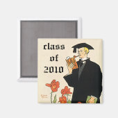 ヴィンテージ卒業、読卒業生の著書 マグネット (正面/裏面)