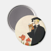 ヴィンテージ卒業、読卒業生の著書 マグネット (正面/裏面)