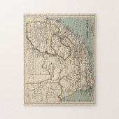 ヴィンテージ南アフリカの地図(1889年) ジグソーパズル (縦)