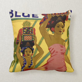 ヴィンテージ南アフリカブルースター装飾用クッション クッション