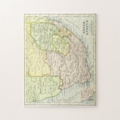 ヴィンテージ南アフリカ地図(1899年) ジグソーパズル (縦)