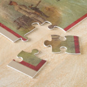 ヴィンテージ南アフリカ地図(1900年) ジグソーパズル (側面)