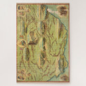 ヴィンテージ南アフリカ地図(1900年) ジグソーパズル (縦)