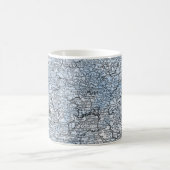 ヴィンテージ南イングランドとウェールズの旅行ギフトの地図 コーヒーマグカップ (中央)