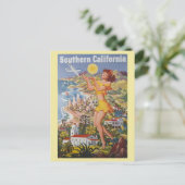 ヴィンテージ南カリフォルニアレトロ旅行 ポストカード (スタンド正面)