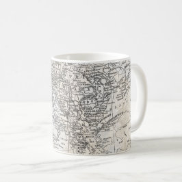 ヴィンテージ南ヨーロッパと西アジアギフトの地図 コーヒーマグカップ