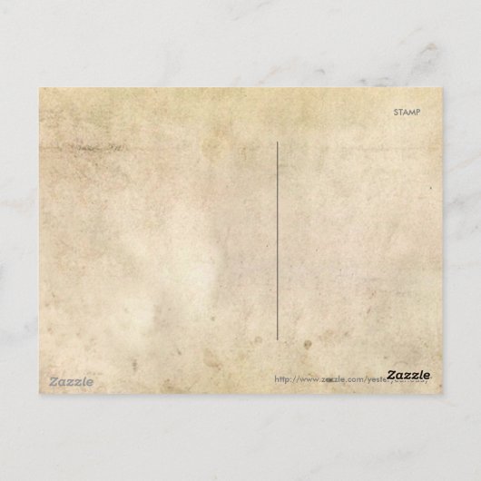 ヴィンテージ南北戦争時代の地図1861 ポストカード (裏面)