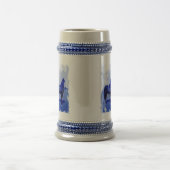 ヴィンテージ南北戦争連合の馬セラミックスタイン ビールジョッキ (中央)